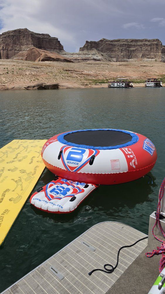 WOW Sports Inflatable Air Bounce Jump Island