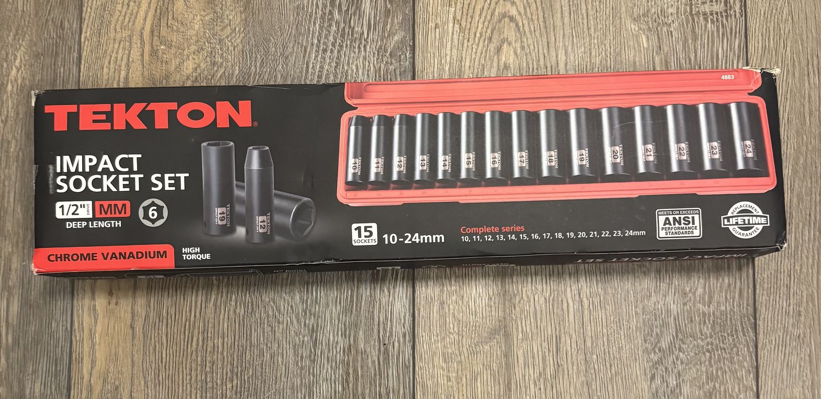 Tekton 1/2" Impact Socket Set