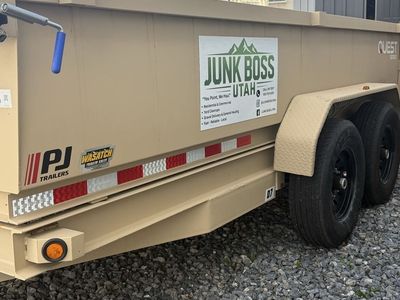 Dump Trailer Rental 7x14 14k lbs