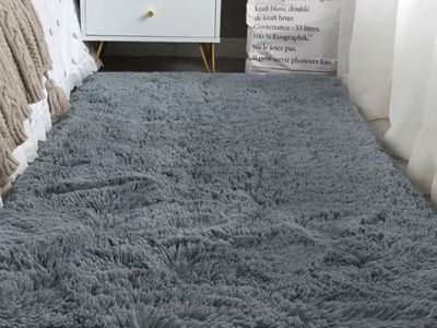 Brand New Grey Rug (5x7 or 8x10)