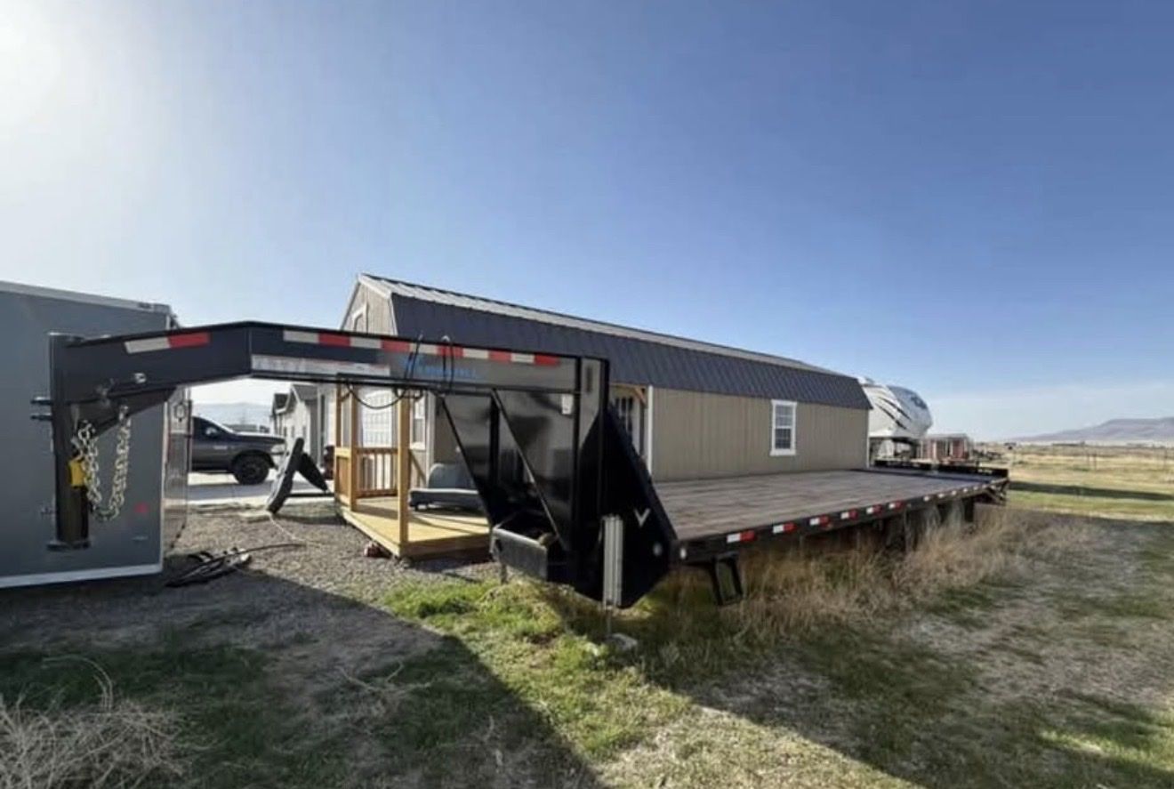 2024 Fabform 25ft Gooseneck Trailer - Heavy Duty, Hydraulic Jacks & Spring Ramps
