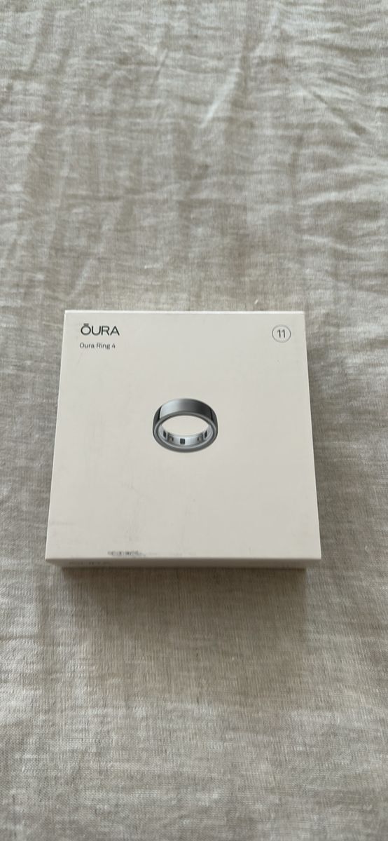 Oura Ring Gen 4, Silver, Size 11