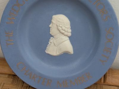 Vintage Wedgewood Collectors Society Charter Member Mini Plate England 4 3/8"