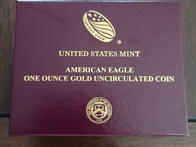2020 American Eagle One Ounce Gold Uncirculated Coin US Mint w/ COA & Box