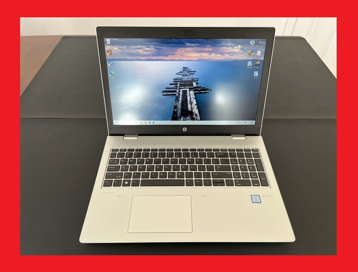 15.6'' HP i5-8250U @3.4GHz 256GB SSD 500GB HDD 16GB 1080P Screen ProBook 650 G4 Windows 11 Laptop Computer