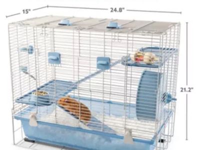 Large Hamster Cage with Accessories