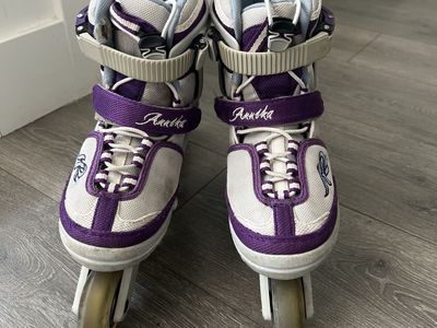 K2 Annika Adjustable Kids Inline Skates / Rollerblades - Size 1-5
