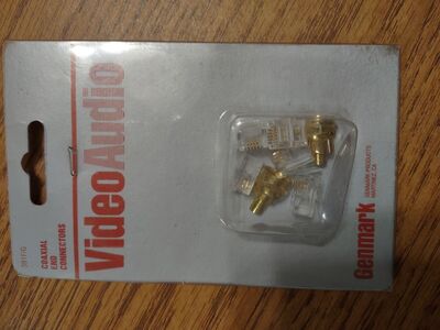 COAXIAL END CONNECTORS F-TYPE