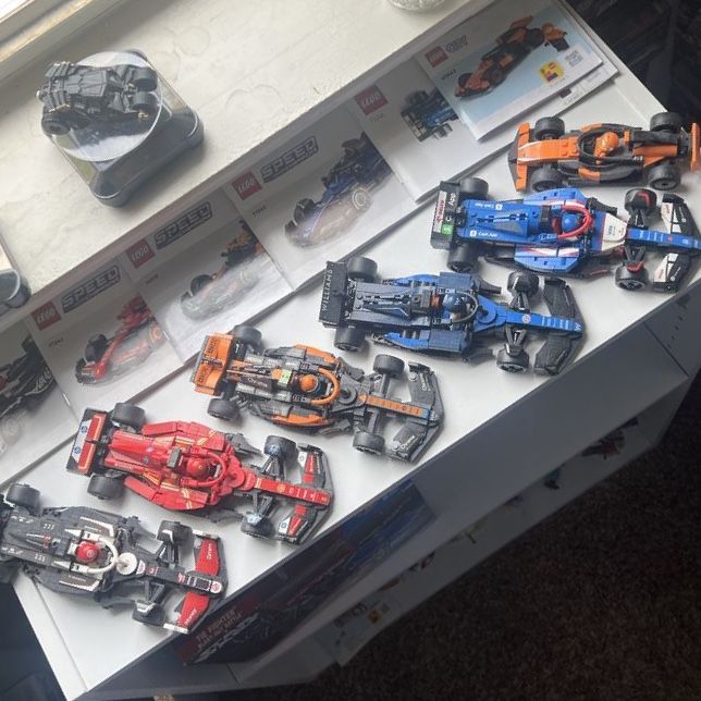 Lego Speed Champions & F1 completes.