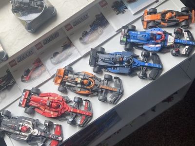 Lego Speed Champions & F1 completes.