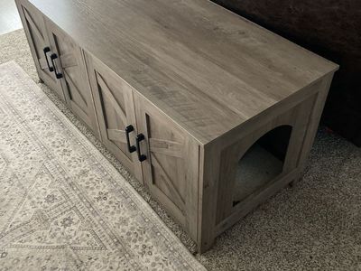 Enclosed Double Litter Box