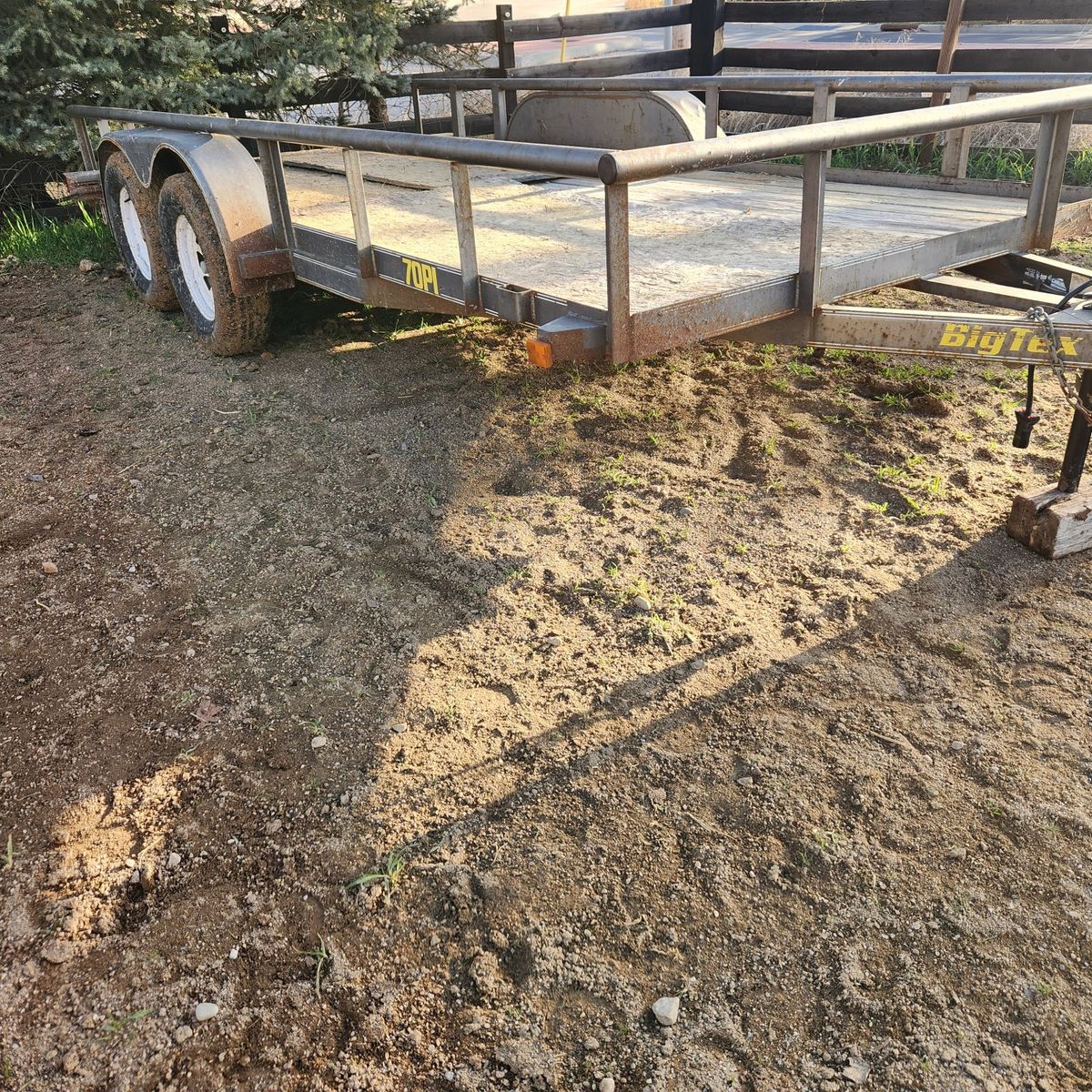 Big tex flatbed trailer utility/car hauler