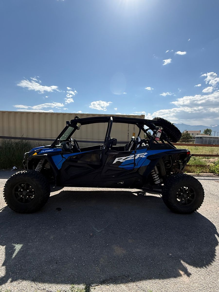 2021 Polaris RZR Turbo S Velocity – 4 seater -195 HP – $10,712 in Upgrades – 108 hours -1,600 miles – Street Legal – $28,000 OBO