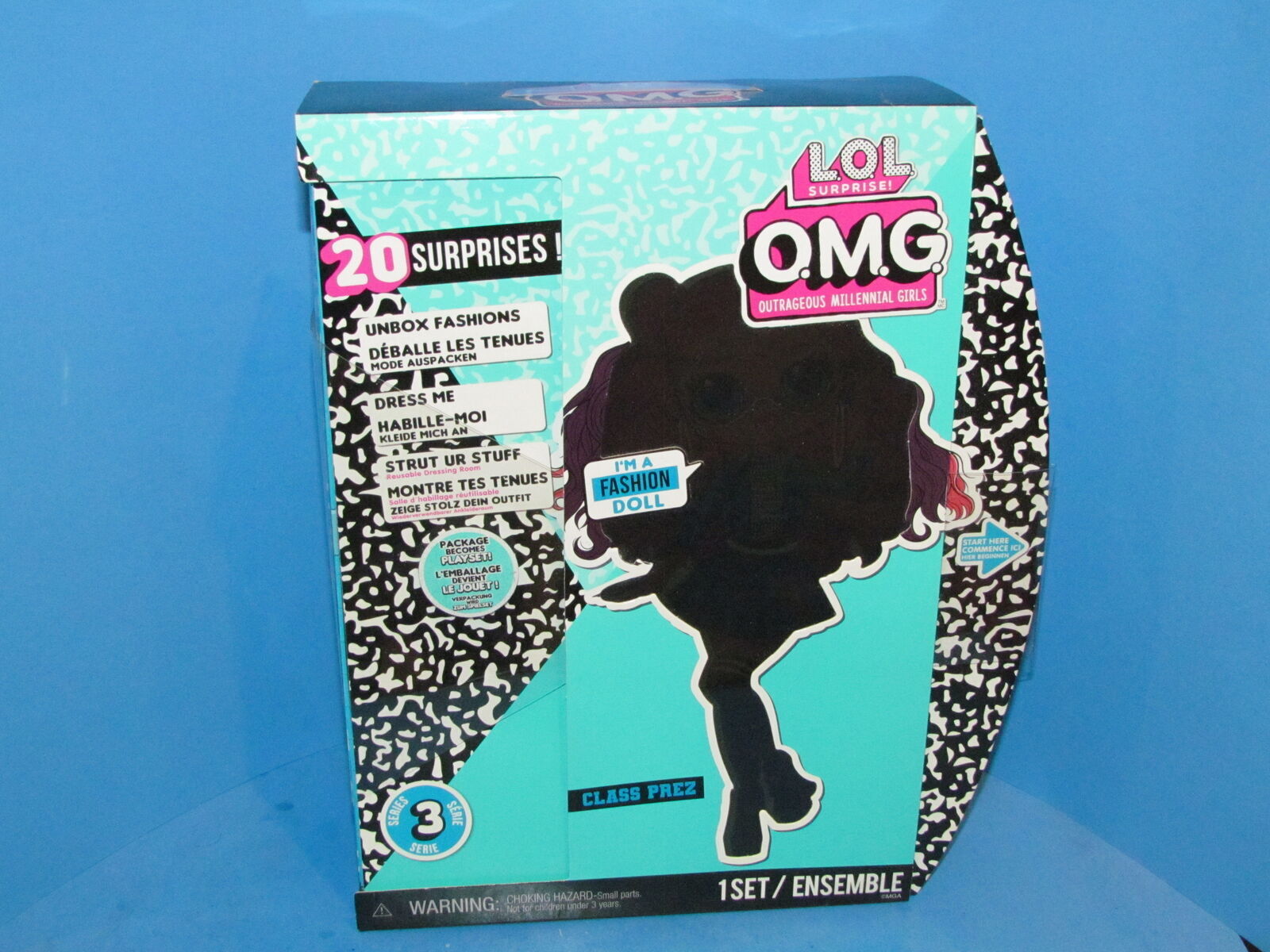 LOL Surprise OMG "Class Prez" Retired Fashion Doll New in Box L@@K