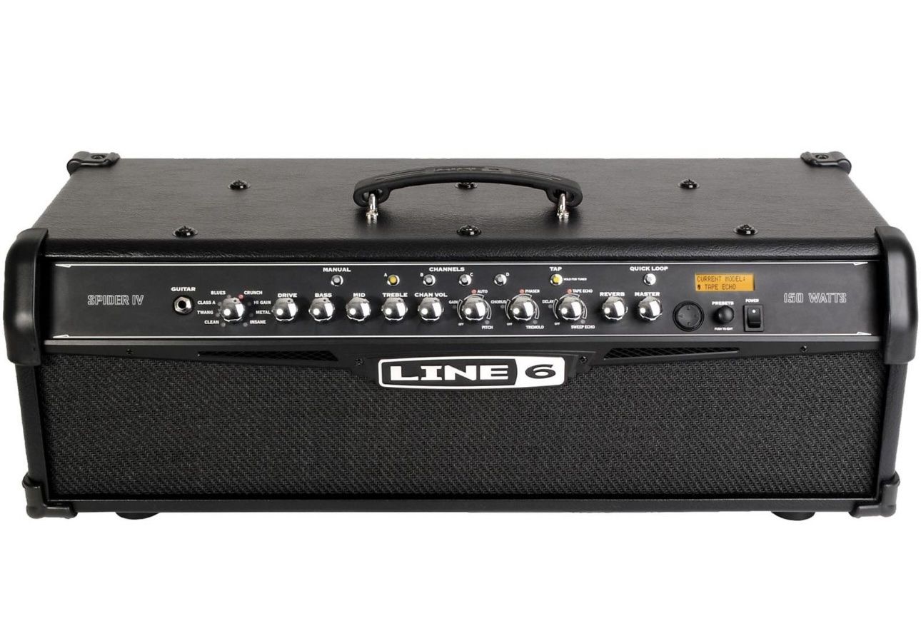 Line 6 Spider IV 150-Watt Guitar Amplifier Head - Black