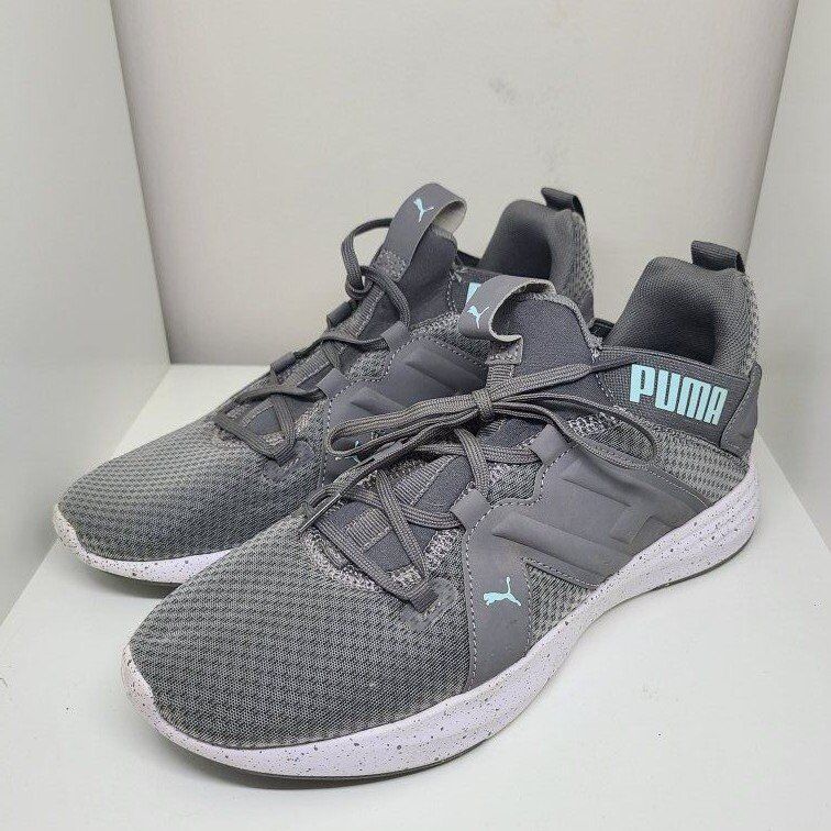 Puma Training Shoes – Grey & Aqua
