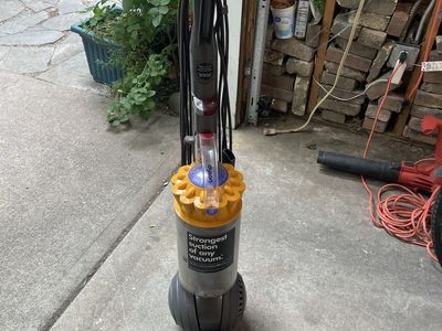 Dyson Ball Multi Floor Upright Vacuum Cleaner - Strong Suction, Gray/Yellow