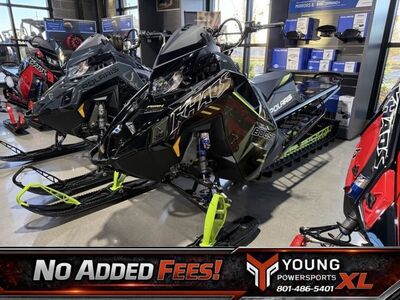 2026 Polaris® Patriot Boost RMK Khaos 155 Premium Sagebrush Green Met / Black / Neon