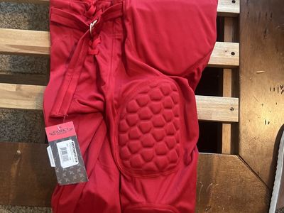 Exxact Sports Adult Football Integrated Padded Pants Red Size M (New with Tags)