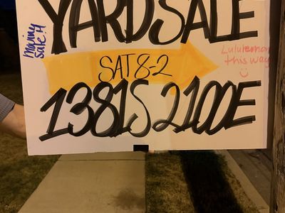 Salt Lake City Multi-Family Moving & Yard Sale - Saturday 8am-2pm