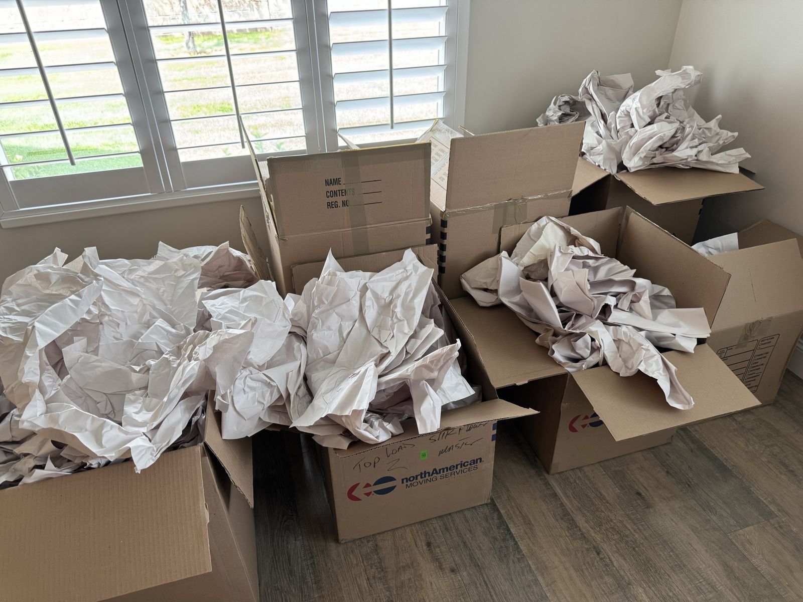 Moving boxes