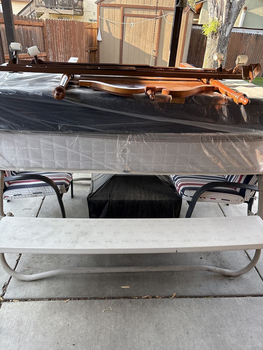 Twin Bed Mattress And Frame And Headboard