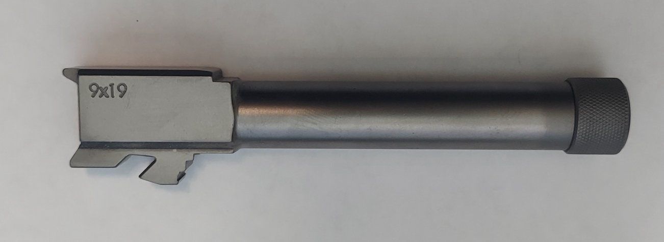 9mm 9x19 Pistol 4" Threaded Barrel Fits A Glock??