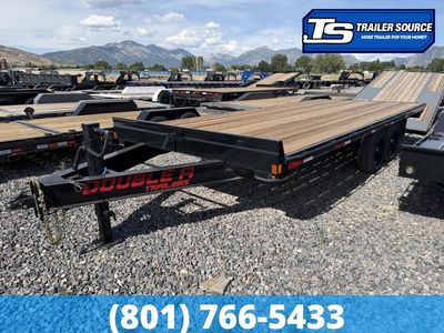 8.5x20 Double A Pro Series HB Deckover Equipment Trailer - 15.4K GVWR -
