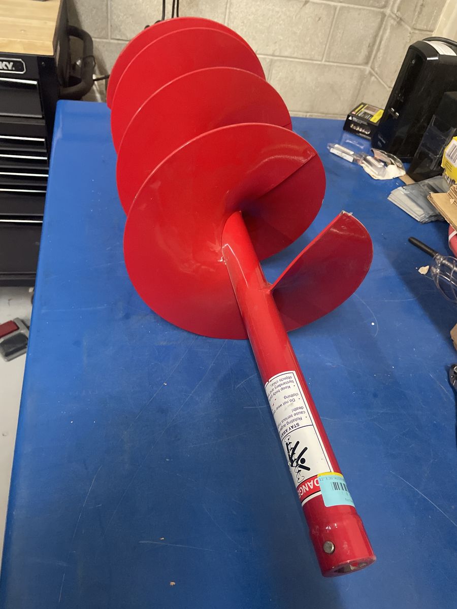 12 x 36 Inch Square Lug Auger Bit New Open Box