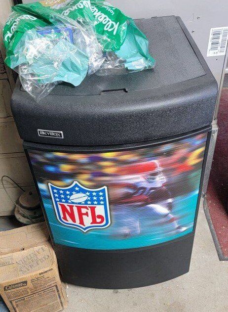 NFL mini fridge