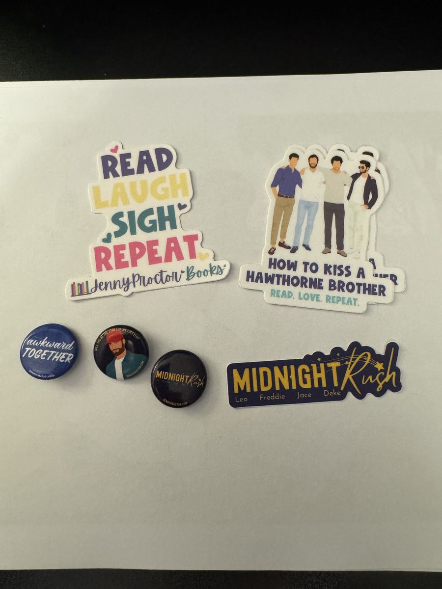 Jenny Proctor Stickers and Buttons