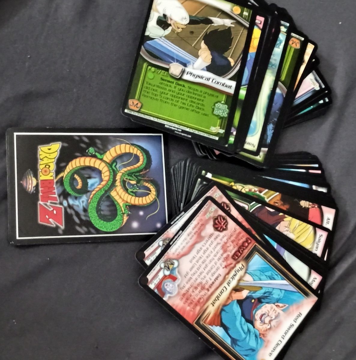 2003;Dragon Ball Z CCG Collectible Trading Cards Lot - 100 Count