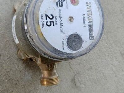 water meters $75 each.