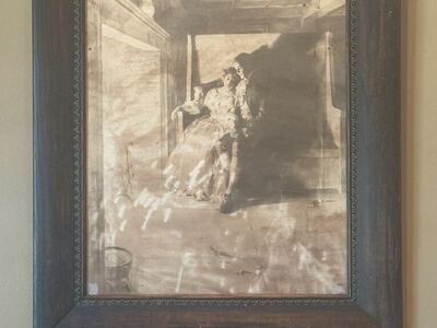 Antique Lithograph By W.L. Taylor