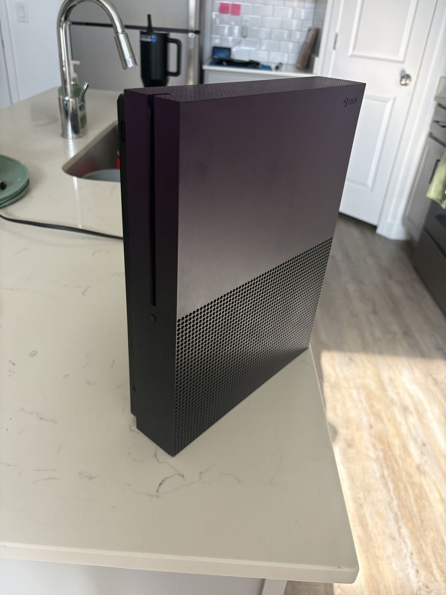 Xbox One S 1TB Fortnite Battle Royale Special Edition (Dark Vertex) Purple Console