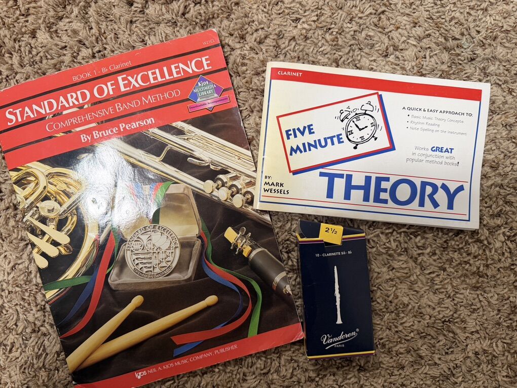 Clarinet Books And Reeds