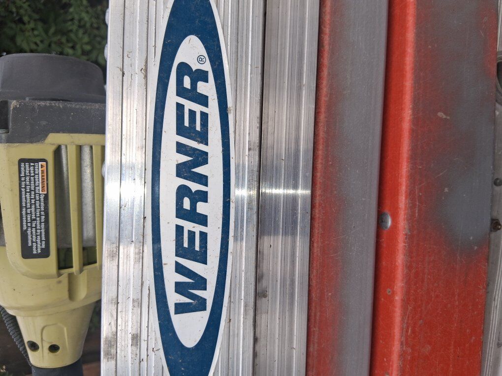 10 ft aluminum Warner ladder