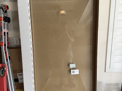 Tempered Glass Panel 30" wide x 78" tall x 5/16" thick