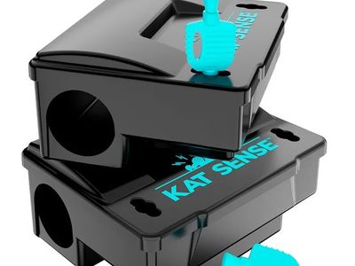 Cat sense rat and mouse bait stations. Cat proof. New.