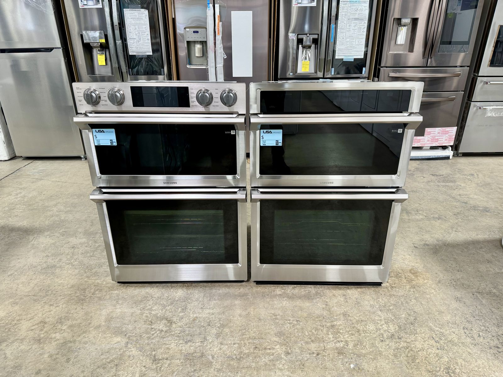 SAMSUNG DOUBLE WALL OVEN WITH DUAL CONVECTION