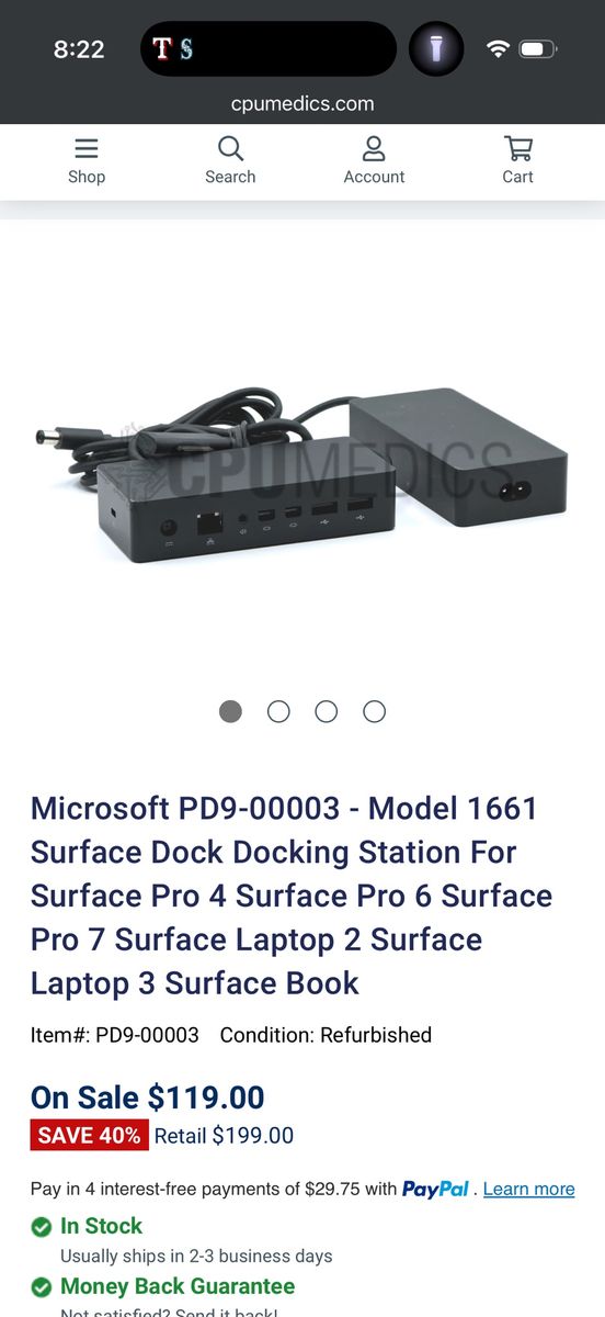 Microsoft Surface Dock 1