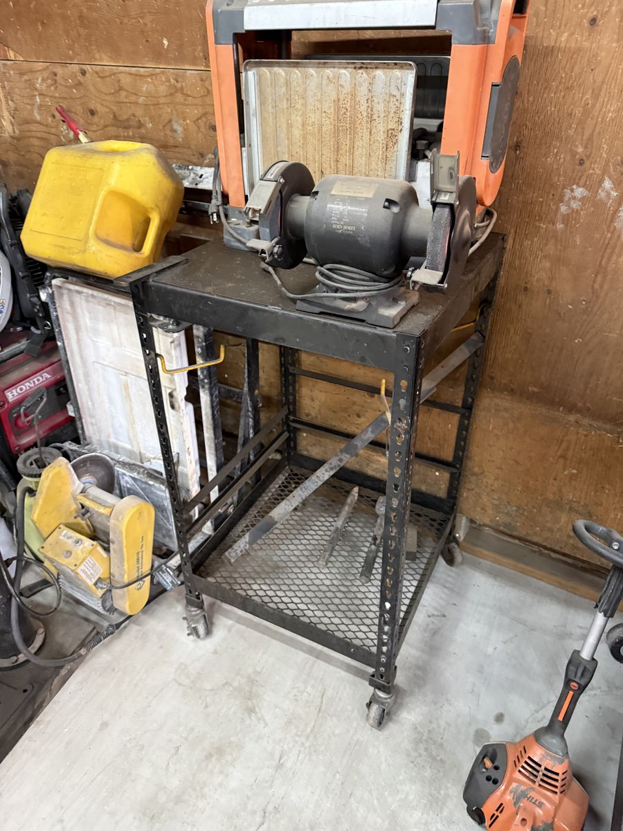 Standing Metal Table On Wheels