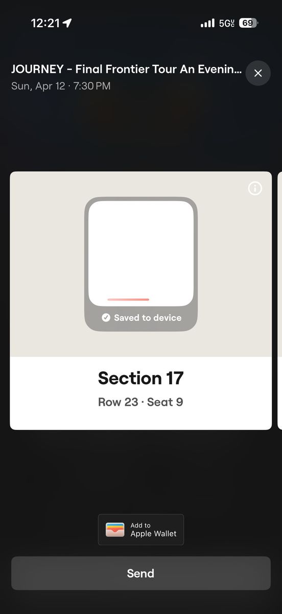 Journey-The Final Frontier-Lower Bowl