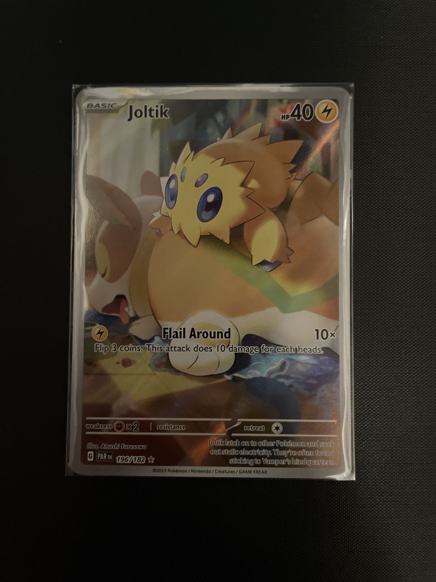 Joltik 196/182 Pokemon Card Paradox Rift Illustration Rare
