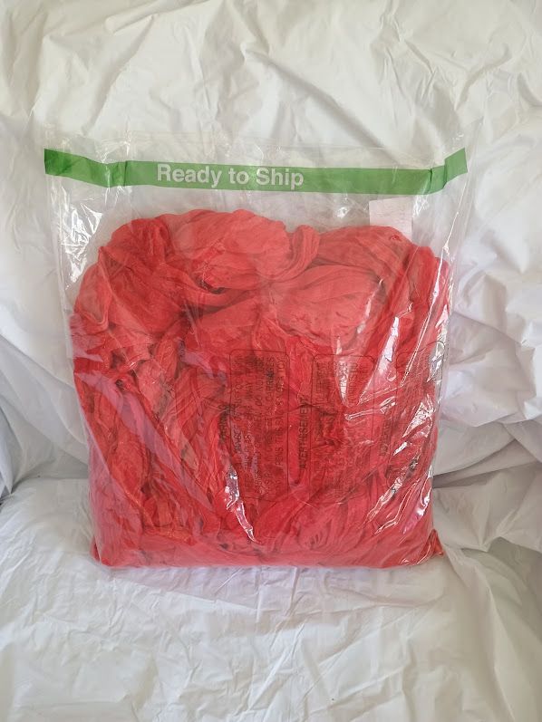 6 pack Red Cheesecloth Table Runner 120 inches long