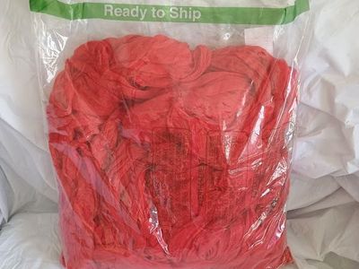 6 pack Red Cheesecloth Table Runner 120 inches long