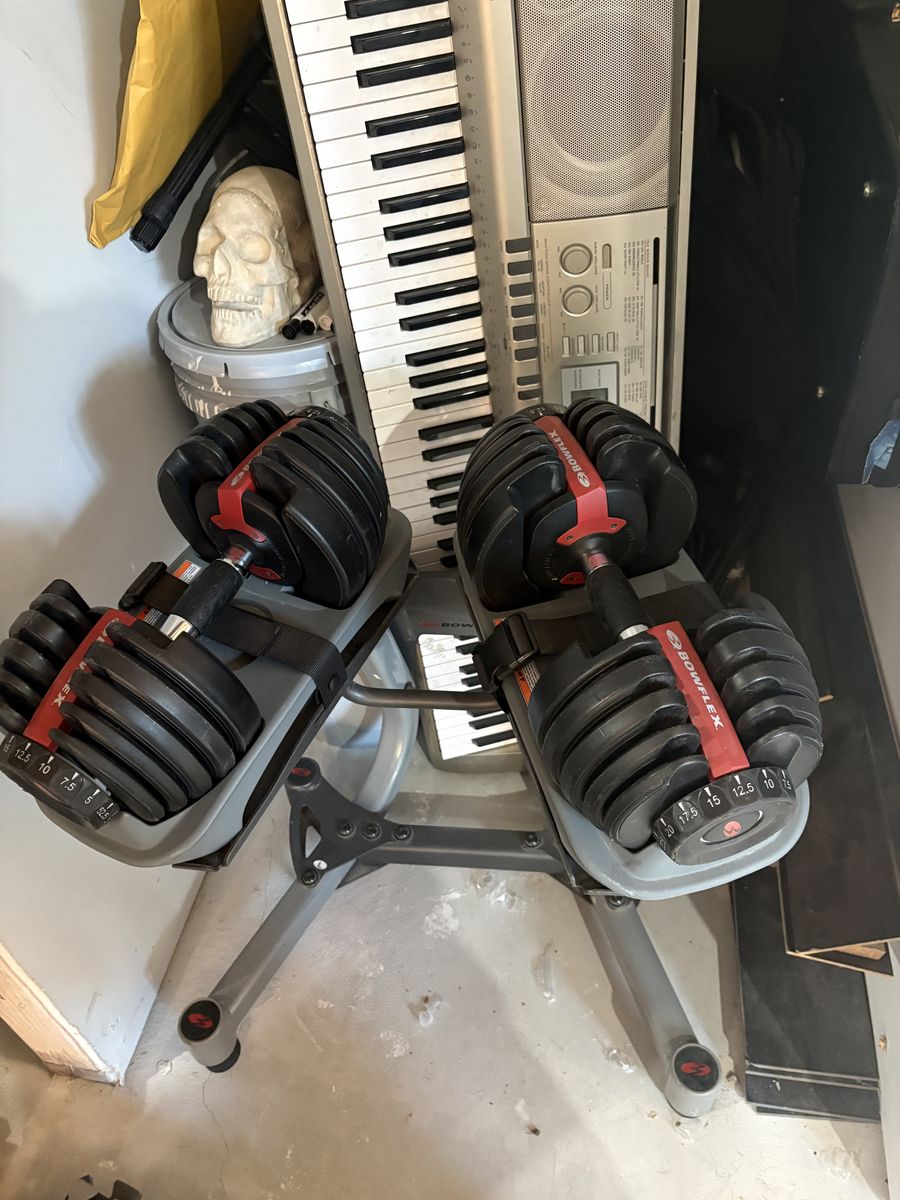 Adjustable dumbbells Bowflex 552. 5 to 52.5