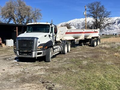 Cat Semi Truck And Dump Trailer