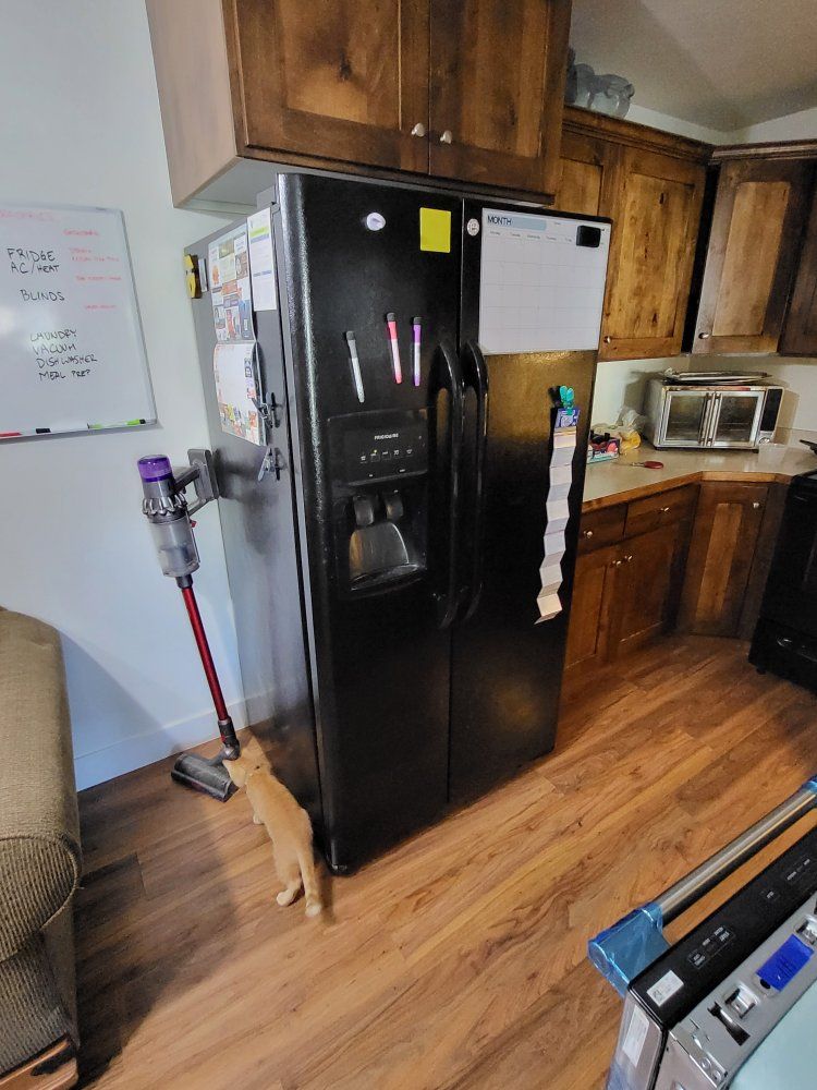 Frigidaire Black Side-by-Side Refrigerator with Ice & Water Dispenser