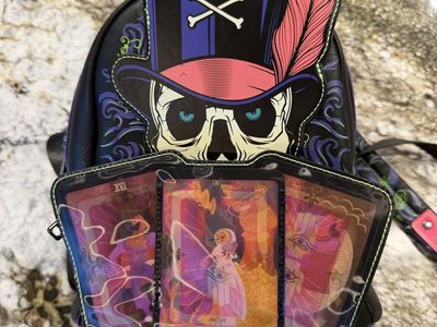 Loungefly Disney Princess and the Frog Dr. Facilier Tarot Cards Mini Backpack